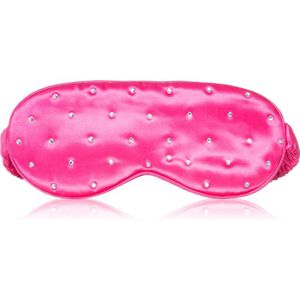 Crystallove Crystalized silk eye mask - hot pink Oogmaskers & Oogpads