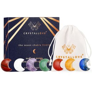 Crystallove Energy Crystals The Seven Chakra Moons massage-instrument 7 st