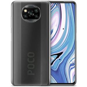 Babaco Premium Clear mobiele telefoonhoes voor Xiaomi POCOPHONE X3 optimaal aangepast aan de vorm van de mobiele telefoon, kristallen hoesje van TPU