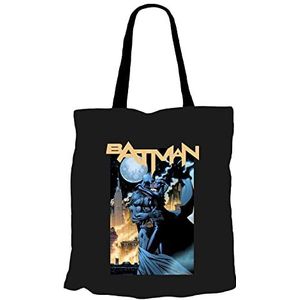 ERT GROUP Batman 003 Batman 003 katoenen schoudertas canvas tas tas, Batman 003 zwart/kleurrijk, Minimaal