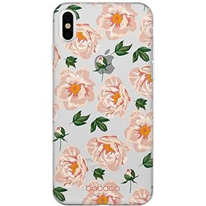 Babaco dėklo spausdinimas ""BABACO FLOWERS 014 IPHONE XS MAX TRANSPARENT BOX"". (iPhone XS Max), Smartphonehoes