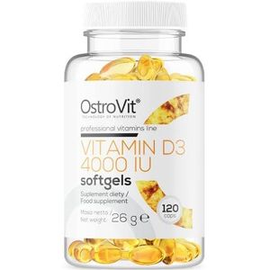Ostrovit Vitamine D3 4000 IU - 120 Capsules