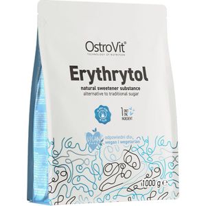 OstroVit - Erythritol - Suikervervanger - 1000 g - Natuurlijke Zoetstof - 0 Calorieën