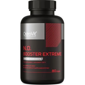 OstroVit N.O. Booster Extreme 80 capsules - Supplementen - AAKG - Citrulline malaat - Bietenwortel extract - Betaïne hydrochloride - Druivenpit extract - Niacine - Vitamine B6 - Vitamine B12