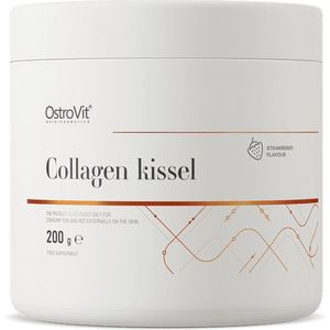 Collageen - OstroVit Collageen Kissel 200 g - Aardbei