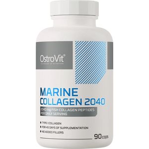 Marine Collagen - Marine Collageen Supplementen - 2040 mg - 90 capsules - OstroVit