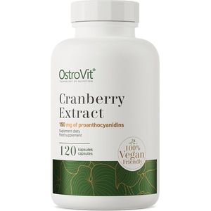 Veenbesextract - Cranberry Extract - Veenbes - VEGE 120 Capsules - OstroVit - Supplementen - Laboratorium Geteste Kwaliteit!