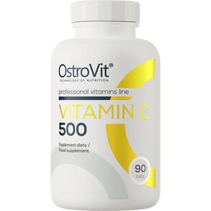Vitamine C | Voor Immuunsysteem* | 500 mg | 90 tabs | OstroVit