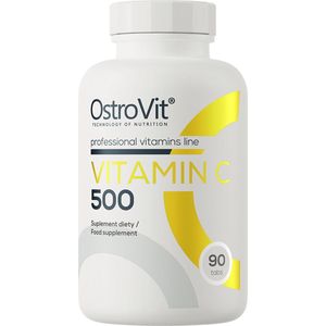 Vitamine C - Vitamin C - 500 mg - 90 tabs - OstroVit - Supplementen - Laboratorium Geteste Kwaliteit!