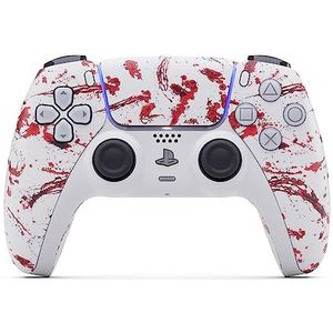 AimControllers Aangepaste Pro-controller compatibel met PS5-console en pc | Op maat gemaakte draadloze gamecontroller | Elektronische accessoires | Dexter Full Print