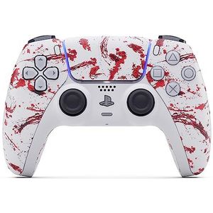 AimControllers Aangepaste draadloze gamecontroller met Dexter-print voor PS5 en PC (PS5), Controller, Veelkleurig