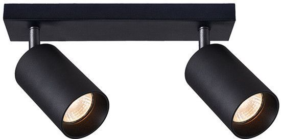 EDO - MALGA - Plafondlamp - Zwart - 2-lichts - GU10 Aansluiting