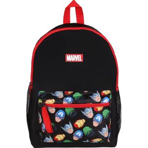 Zwarte schoolrugzak met het Avengers Marvel thema