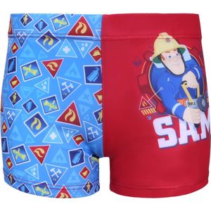 Blauw-rode zwembroek - Brandweerman Sam / 104 cm