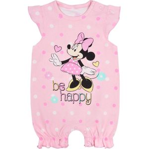 Roze rampers met een kleurrijk Minnie Mouse-patroon  3-6 m 68 cm