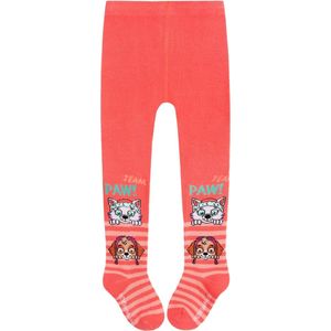 Dikke, koraalkleurige baby gestreepte panty Paw Patrol, OEKO-TEX gecertificeerd 68/74 CM