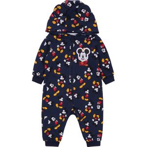 Marineblauwe babyromper Mickey Mouse / 6-9m 74 cm