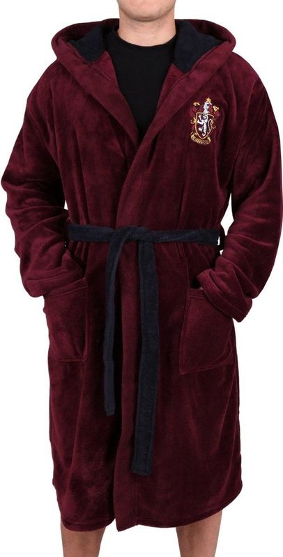 HARRY POTTER Zweinstein - Bordeauxrode Badjas voor Heren