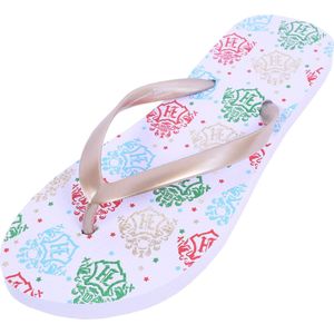 Witte en gouden Hogwarts Harry Potter-slippers