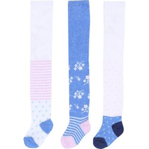 EARLY DAYS - 3x blauwe en witte meisjespanty's / 92