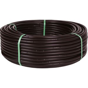 Watermil Drip Systeem Druppelslang Druppelbuis Bruine Drukgecompenseerde Druppelleiding voor besproeien van bloemperken en plantrijen, waterbesparing 16mm / 2.2 LPH Druppelafstand 33 cm / 300m