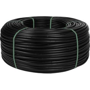 Watermil Drip Systeem Druppelslang Druppelbuis Zwarte Druppelleiding voor besproeien van bloemperken en plantrijen, waterbesparing 16mm / 1.6 LPH Druppelafstand 33 cm / 25m