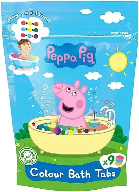Peppa Pig - Colour Bath Tabs - Badbruistabletten - 9x16 g - Voor Kinderen