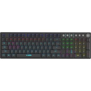 iBox - AURORA - Toetsenbord - RF-Draadloos - Bluetooth - QWERTY - Zwart