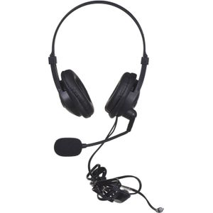 iBox - W1MV - Hoofdtelefoon - Zwart - Bedraad - Kantoorheadset