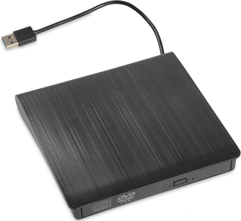 iBox - IED02 - DVD-ROM - Zwart - Compact Ontwerp