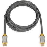 iBox - HD08 - HDMI Kabel - Zilver - 2 m