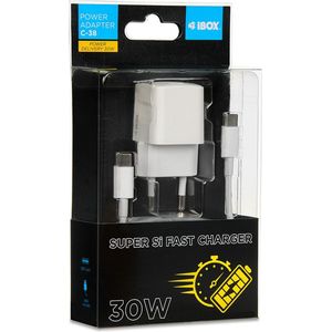 iBox - Reislader I-BOX C-38 - USB-lader - Wit - 30W