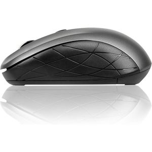 iBox - Rosella Pro - Draadloze Muis - Grijs - Instelbare Resolutie 800/1200/1600 DPI