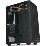 ATX Semi-toren doos Ibox CETUS 906 Zwart