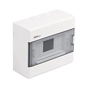 Opbouw, kleine verdeelkast, zekeringkast SRn-8 (N+PE), 8 modules