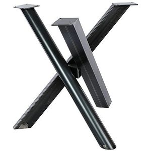 Magnetic Mobel Tafelframe Spider Design kruisframe zware belasting massief tafelpoten staal tafelpoten metaal DIY (industrieel (blanke lak))