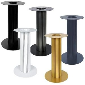 Magnetic Mobel Metalen tafelvoet, rond, tafel, eettafel, tafelpoot, tafelframe, 40 x 72 cm (zwart)