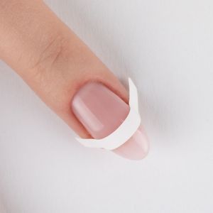 Nagel stickers voor French manicure
