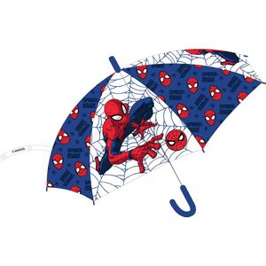 Spiderman kinderparaplu blauw 68 cm