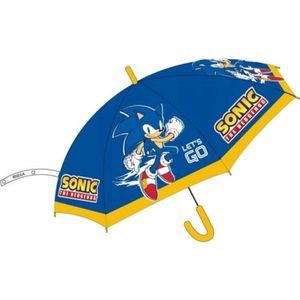 Sonic Paraplu - Kinderparaplu - Geel/ Blauw