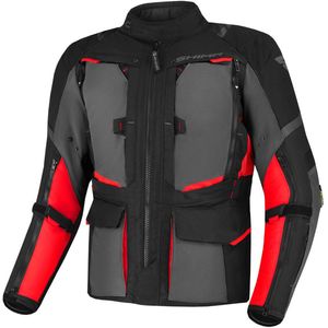 SHIMA - Hero 2.0 - Waterproof Motorjas - Zwart Rood - Textiel