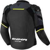 SHIMA - Bandit 2.0 Perforated - Leren Motorjas - Zwart Geel