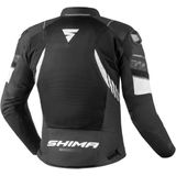 SHIMA - Mesh Pro 2.0 - Textiele Motorjas - Zwart Wit
