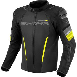 SHIMA - Solid 2.0 - Motorjas - Zwart Geel - Polyester