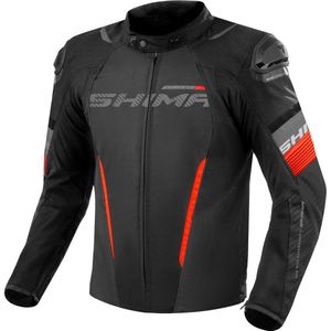 SHIMA - Solid 2.0 - Waterproof Motorjas - Zwart Rood - Textiel