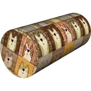 Bertoni - Nekkussen Lumbaal Roll 40x15cm Support Thermoactive Foam Roll Kussen - Pexeso Beige