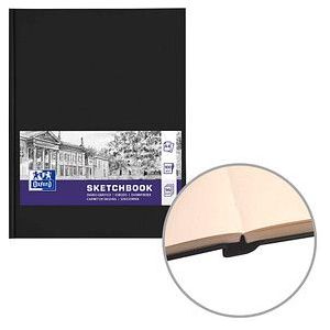 Oxford - Schetsboek A4 - harde kaft - 96 vel - 100g papier - zwart