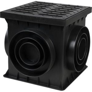 Tuin - Drain Afvoerput - Zwart - PP - Afmetingen 250x250x250mm