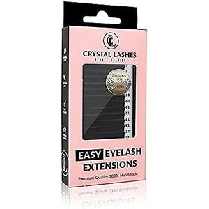 CRZEY Wimpers Crystal Lashes Easy 0. 07-Mix-D 8-16 zwart