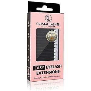 CRZEY Wimpers Crystal Easy 0. 07-Mix-L-8-14 zwart